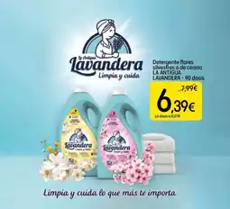 Dialprix LA ANTIGUA LAVANDERA Detergente flores silvestres o de cerezo oferta