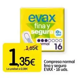 Dialprix EVAX Compresa normal fina y segura oferta