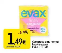 Dialprix EVAX Compresa alas normal fina y segura oferta