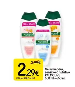 Dialprix PALMOLIVE Gel almendra, sensible o nutritivo oferta