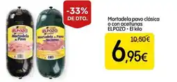 Dialprix ELPOZO Mortadela pavo clásica o con aceitunas oferta