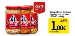 Dialprix LUENGO Alubia blanca, lentejas o garbanzos cocidos oferta