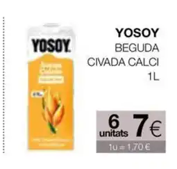 Plusfresc YOSOY Beguda civada calci oferta