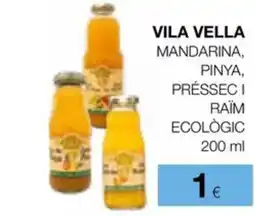 Plusfresc VILA VELLA Mandarina, pinya, préssec i raïm ecològic oferta