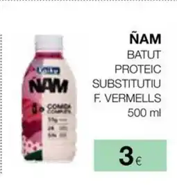Plusfresc NAM Batut proteic substitutiu f. vermells oferta