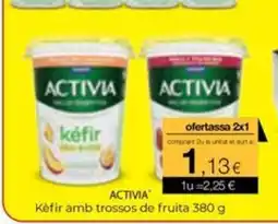 Plusfresc ACTIVIA Kèfir amb trossos de fruita oferta