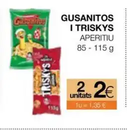 Plusfresc GUSANITOS I TRISKYS Aperitiu oferta