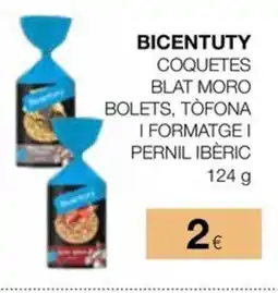 Plusfresc BICENTUTY Coquetes blat moro bolets, tofona i formatge i pernil ibèric oferta