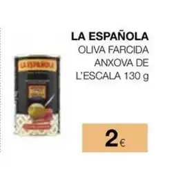 Plusfresc LA ESPAÑOLA Oliva farcida anxova de l'escala oferta