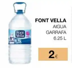 Plusfresc FONT VELLA Aigua garrafa oferta