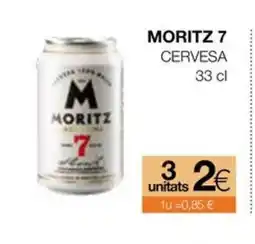 Plusfresc MORITZ 7 Cervesa oferta
