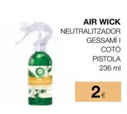Plusfresc AIR WICK Neutralitzador gessamí i cotó pistola oferta