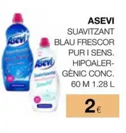 Plusfresc ASEVI Suavitzant blau frescor puri sens. hipoaler- gènic conc oferta