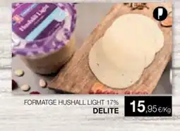 Plusfresc DELITE formatge hushall light 17% oferta