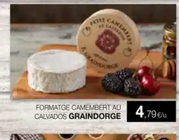 Plusfresc GRAINDORGE Formatge camembrt au calvados oferta