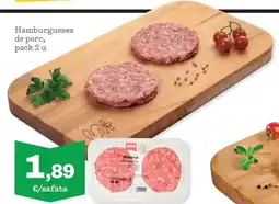 Sorli Hamburgueses de porc oferta