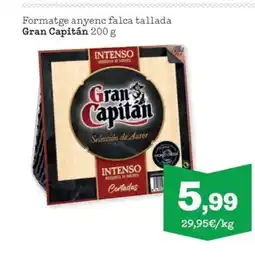 Sorli GRAN CAPITÁN Formatge anyenc falca tallada oferta