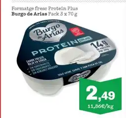 Sorli BURGO DE ARIAS Formatge fresc Protein Plus oferta