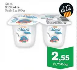 Sorli EL NOSTRE Mató oferta