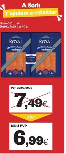 Sorli ROYAL Salmó fumat oferta