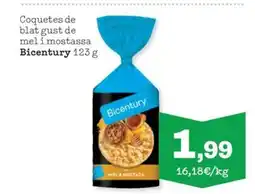 Sorli BICENTURY Coquetes de blat gust de mel i mostassa oferta
