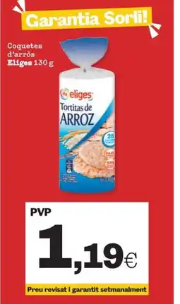 Sorli ELIGES Coquetes d'arròs oferta