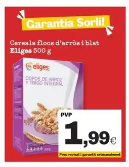 Sorli ELIGES Cereals flocs d'arròs i blat oferta