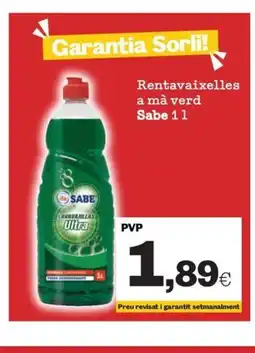 Sorli SABE Rentavaixelles a mà verd oferta