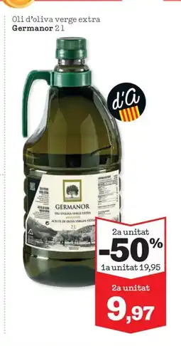 Sorli GERMANOR Oli d'oliva verge extra oferta