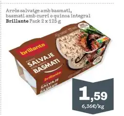 Sorli BRILLANTE Arròs salvatge amb basmati, basmati amb curri o quinoa integral oferta