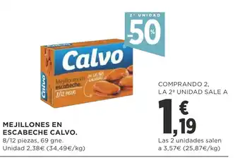 Supercor Calvo Mejillones En Escabetche 69gne oferta