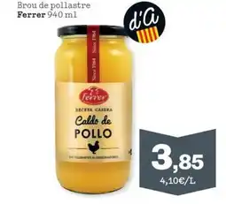 Sorli FERRER Brou de pollastre oferta