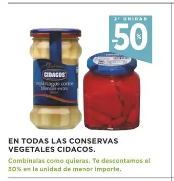 Supercor Cidacos En Todas Las Conservas Vegetales oferta
