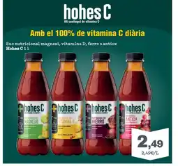 Sorli HOHES C Suc nutricional magnesi, vitamina D, ferro o antiox oferta