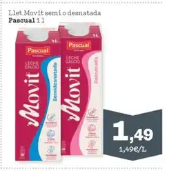 Sorli PASCUAL Llet Movit semi o desnatada oferta