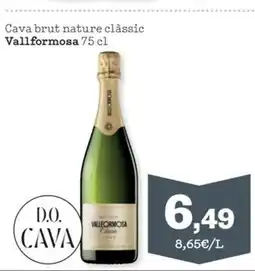 Sorli VALLFORMOSA Cava brut nature clàssic oferta