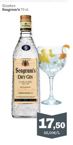 Sorli SEAGRAM'S Ginebra oferta