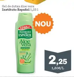 Sorli INSTITUTO ESPAÑOL Gel de dutxa àloe vera oferta