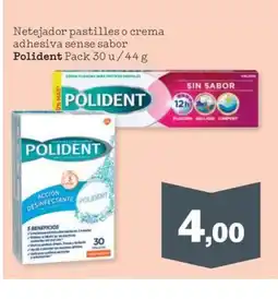 Sorli POLIDENT Netejador pastilles o crema adhesiva sense sabor oferta