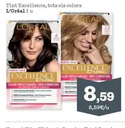 Sorli L'ORÉAL Tint Excellence, tots els colors oferta