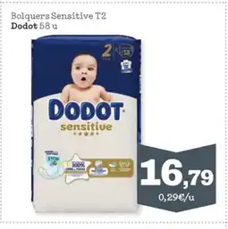 Sorli DODOT Bolquers Sensitive T2 oferta