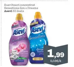 Sorli ASEVI Suavitzant concentrat Sensations Zeno Dreams oferta