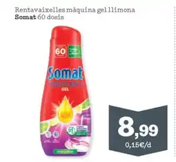 Sorli SOMAT Rentavaixelles màquina gel llimona oferta