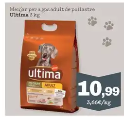 Sorli ULTIMA Menjar per a gos adult de pollastre oferta
