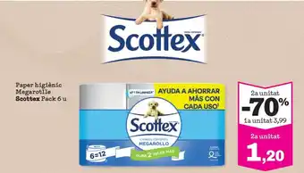 Sorli SCOTTEX Paper higiènic Megarotlle oferta