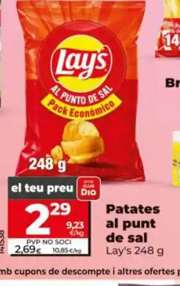 Dia LAY'S Patates al punt de sal oferta