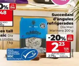 Dia DIA MARI MARINERA Succedani d'angules refrigerades oferta