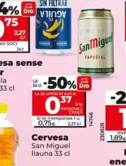 Dia SAN MIGUEL Cervesa oferta