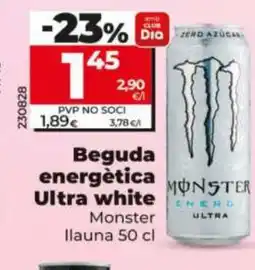 Dia MONSTER Beguda energètica Ultra white oferta