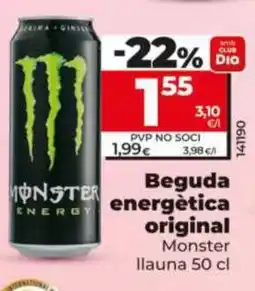 Dia MONSTER Beguda energètica original oferta